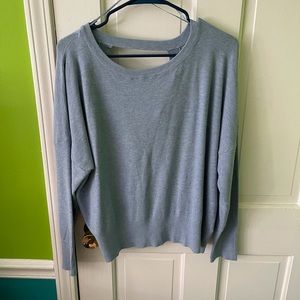 EE:Some open twist back sweater